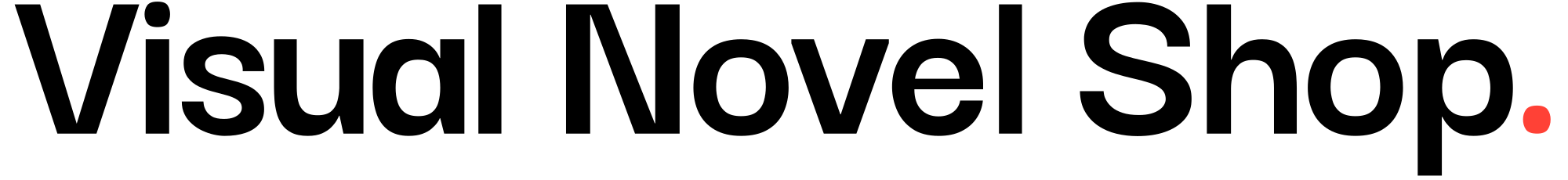 Visual Novel Shop Logo